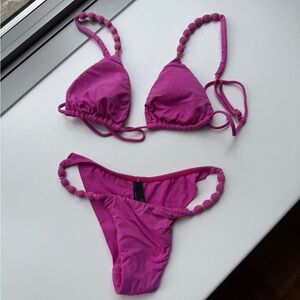 VIX Paula Hermanny Bikini set fuchsia pink